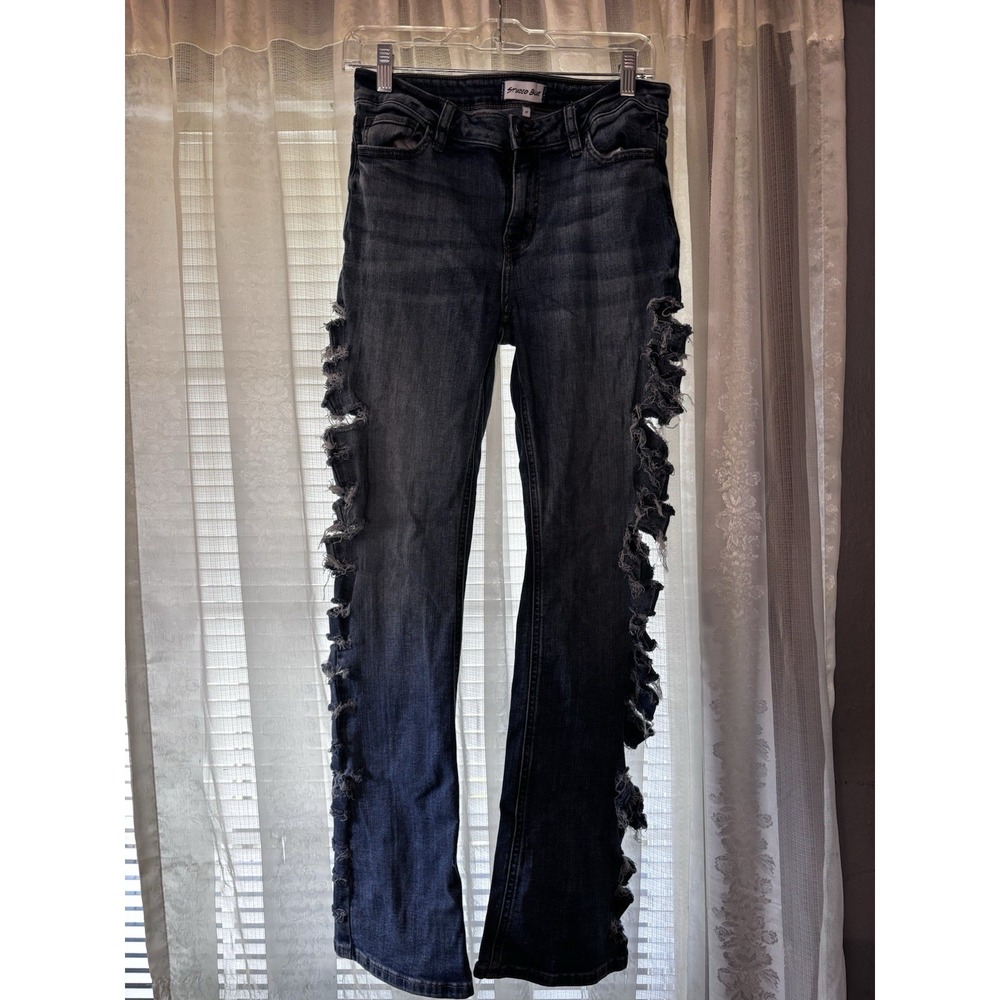 Studio Blue Women's Distressed Blue Denim Jeans Size 27